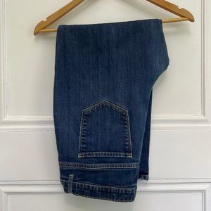 Talbots Denim Jeans Straight Leg Cropped Medium Wash Woman’s 16W